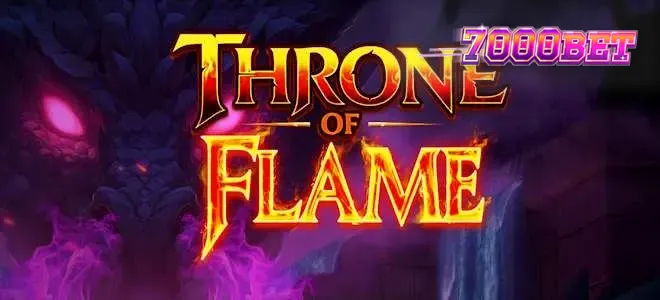 Thrown of Flame স্লট গেমের ড্রাগন এবং আগুনের থিমযুক্ত গ্রাফিক্স